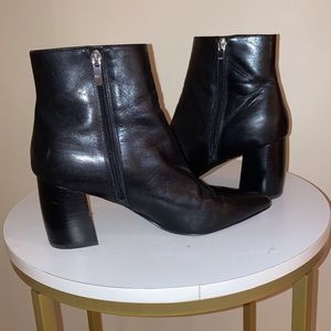 Marc Fisher black leather boots size 8.5